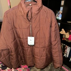Women's Brown Quilted Jacket